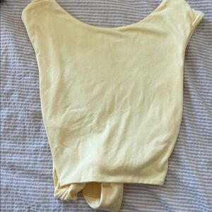 American Threads Light Yellow Top